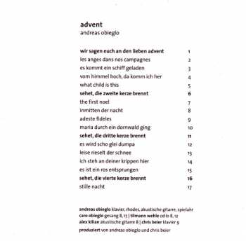 CD Andreas Obieglo: Advent