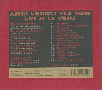 CD Andres Linetzky: Live At La Viruta