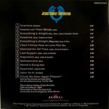 CD Andrew Lloyd Webber And Tim Rice: Jesus Christ Superstar - Highlights From The 20th Anniversary London Cast Recording