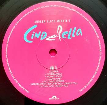 3LP Andrew Lloyd Webber: Cinderella