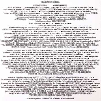 2CD Andrew Lloyd Webber: Das Phantom Der Oper