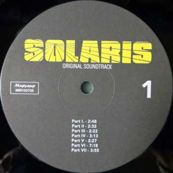 LP Эдуард Артемьев: Solaris (Original Soundtrack)
