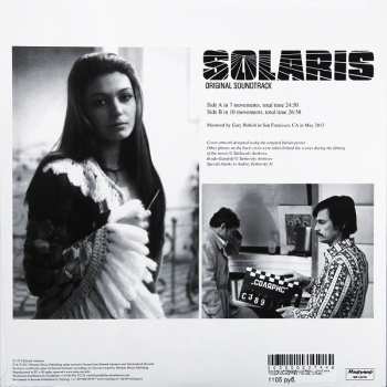 LP Эдуард Артемьев: Solaris (Original Soundtrack)