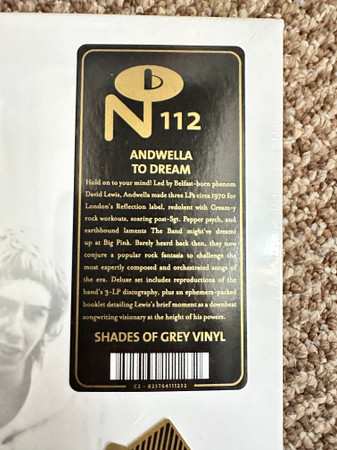 3LP/Coffret Andwella: To Dream CLR