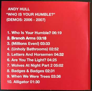 2LP Andy Hull: Who Is Your Humble? (Demos: 2006 - 2007) / Born Of You (Demos 2008 - 2010) CLR