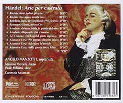 CD Angelo Manzotti: Arie Per Castrato