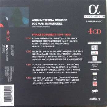 4CD/Coffret Anima Eterna: Schubertiade 'Du Holde Kunst, Ich Danke Dir'
