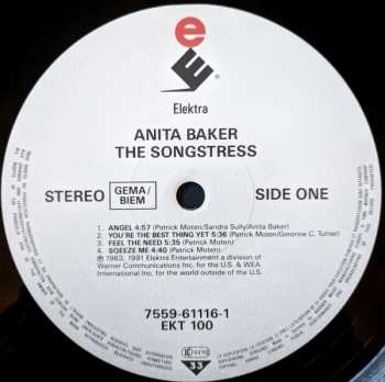 LP Anita Baker: The Songstress