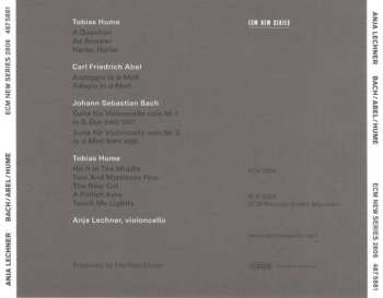 CD Johann Sebastian Bach: Bach/Abel/Hume