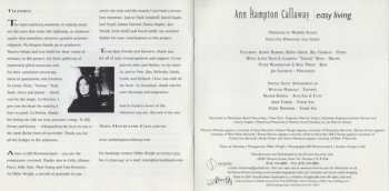 CD Ann Hampton Callaway: Easy Living