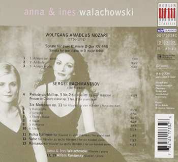 CD Wolfgang Amadeus Mozart: Sonate Für Zwei Klaviere = Sonata For Two Pianos / Six Morceaux • Polka Italienne • Valse • Romance • Prélude DIGI