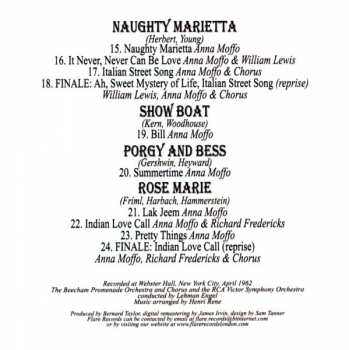 CD Anna Moffo: Songs From The Great Operettas