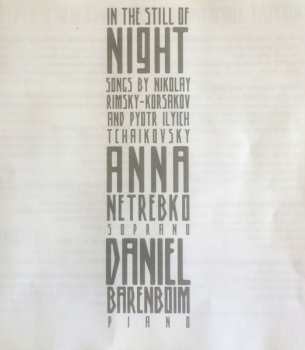 CD Daniel Barenboim: In The Still Of Night