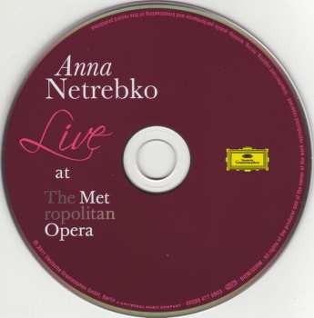 CD Anna Netrebko: Live At The Metropolitan Opera
