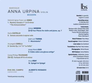 CD Anna Urpina: Baroque / Modern