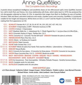 21CD/Coffret Anne Queffélec: The Complete Erato Recordings