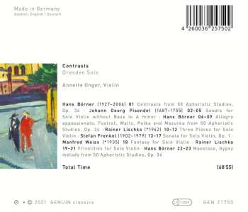 CD Annette Unger: Contrasts