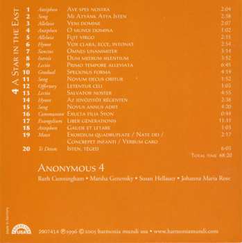 4CD/Coffret Anonymous 4: Noël - Carols & Chants For Christmas