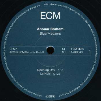 2LP Anouar Brahem: Blue Maqams