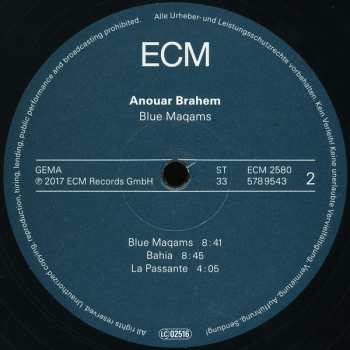 2LP Anouar Brahem: Blue Maqams