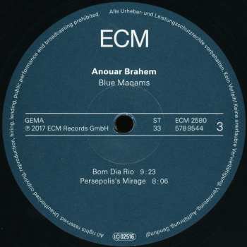 2LP Anouar Brahem: Blue Maqams