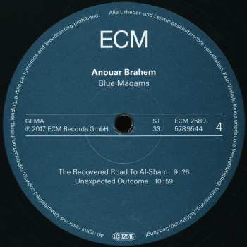2LP Anouar Brahem: Blue Maqams