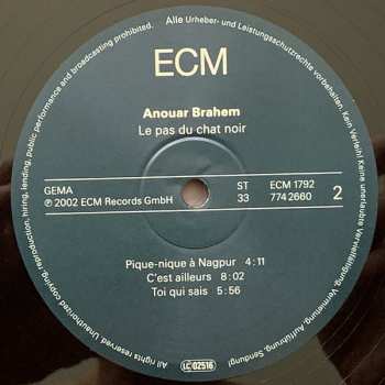 2LP Anouar Brahem: Le Pas Du Chat Noir