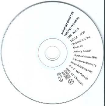 2CD Anthony Braxton: Ninetet (Yoshi's) 1997 Vol. 3