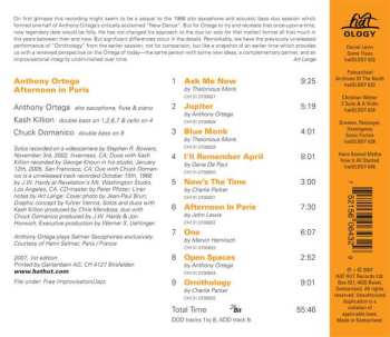 CD Anthony Ortega: Afternoon In Paris