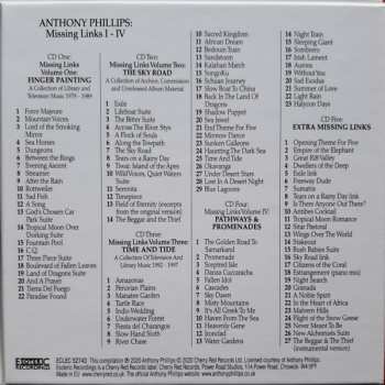 5CD/Coffret Anthony Phillips: Missing Links I-IV