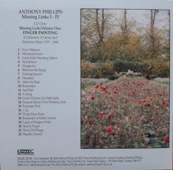 5CD/Coffret Anthony Phillips: Missing Links I-IV