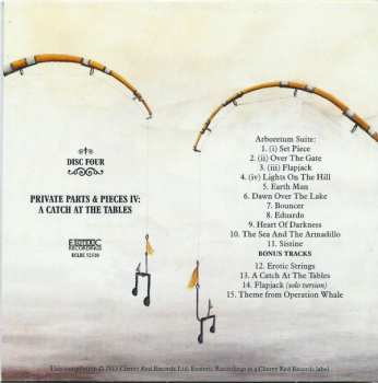 5CD/Coffret Anthony Phillips: Private Parts & Pieces I-IV