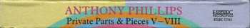 5CD/Coffret Anthony Phillips: Private Parts & Pieces V-VIII