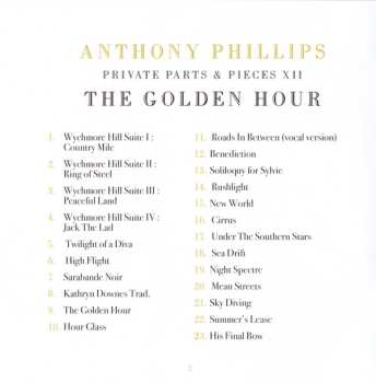 CD Anthony Phillips: Private Parts & Pieces XII (The Golden Hour)