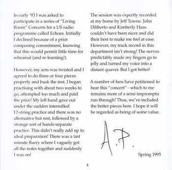 CD Anthony Phillips: The "Living Room" Concert