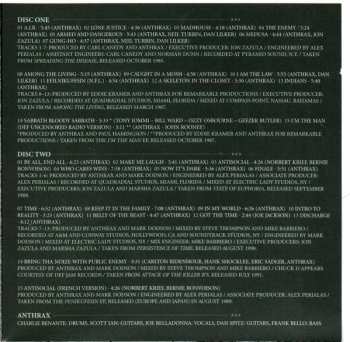 2CD Anthrax: Anthrology: No Hit Wonders (1985-1991)