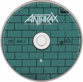2CD Anthrax: Anthrology: No Hit Wonders (1985-1991)