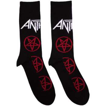 Merch Anthrax: Chaussettes à la cheville Pentathrax Pattern