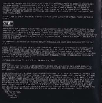 CD Anthrax: Persistence Of Time - Shm