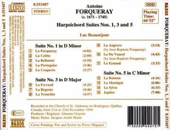 CD Antoine Forqueray: Harpsichord Suites Nos. 1, 3 And 5