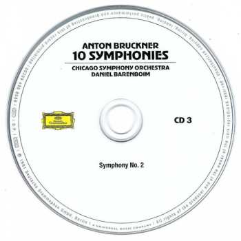 10CD/Coffret Daniel Barenboim: 10 Symphonies