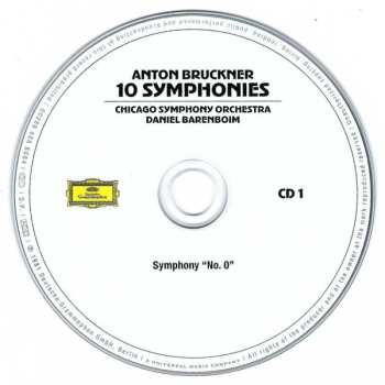 10CD/Coffret Daniel Barenboim: 10 Symphonies