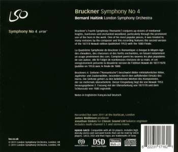 CD The London Symphony Orchestra:  Symphony No.4 'Romantic'