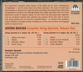 CD Anton Reicha: Complete String Quartets Volume One