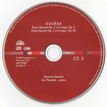 4CD/Coffret Antonín Dvořák: Chamber Works - Piano Quartets & Quintets - String Quintets & Sextet