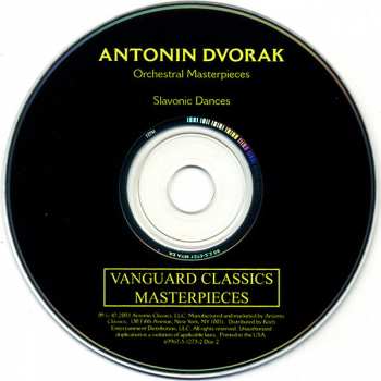 2CD Antonín Dvořák: Orchestral Masterpieces