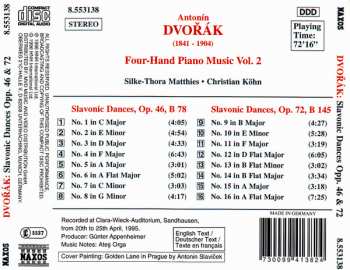 CD Antonín Dvořák: Four-Hand Piano Music Vol.2