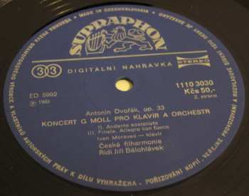 LP Koncert G Moll Op. 33