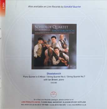 CD Antonín Dvořák: Piano Qunitet In A / String Quartet In F 'American'