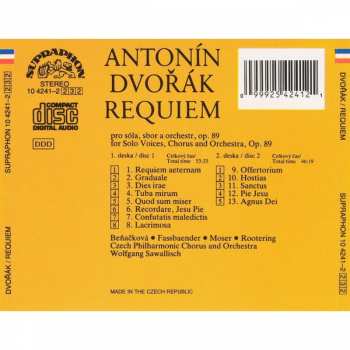 2CD Antonín Dvořák: Requiem